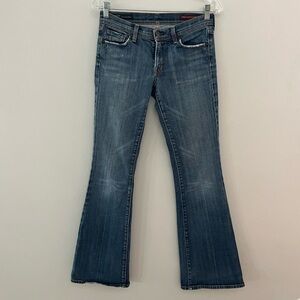 Citizens of Humanity Women’s Low Waist Flare Stretch Light Wash Jeans